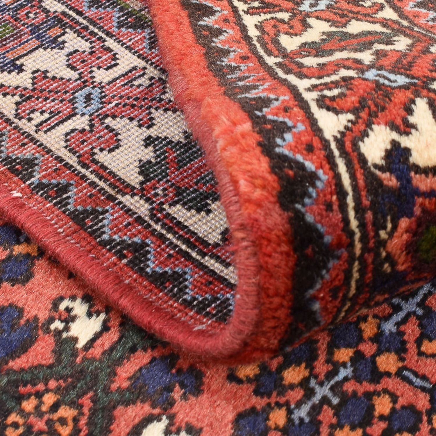 Perserteppich - Nomadic - 164 x 112 cm - hellrot