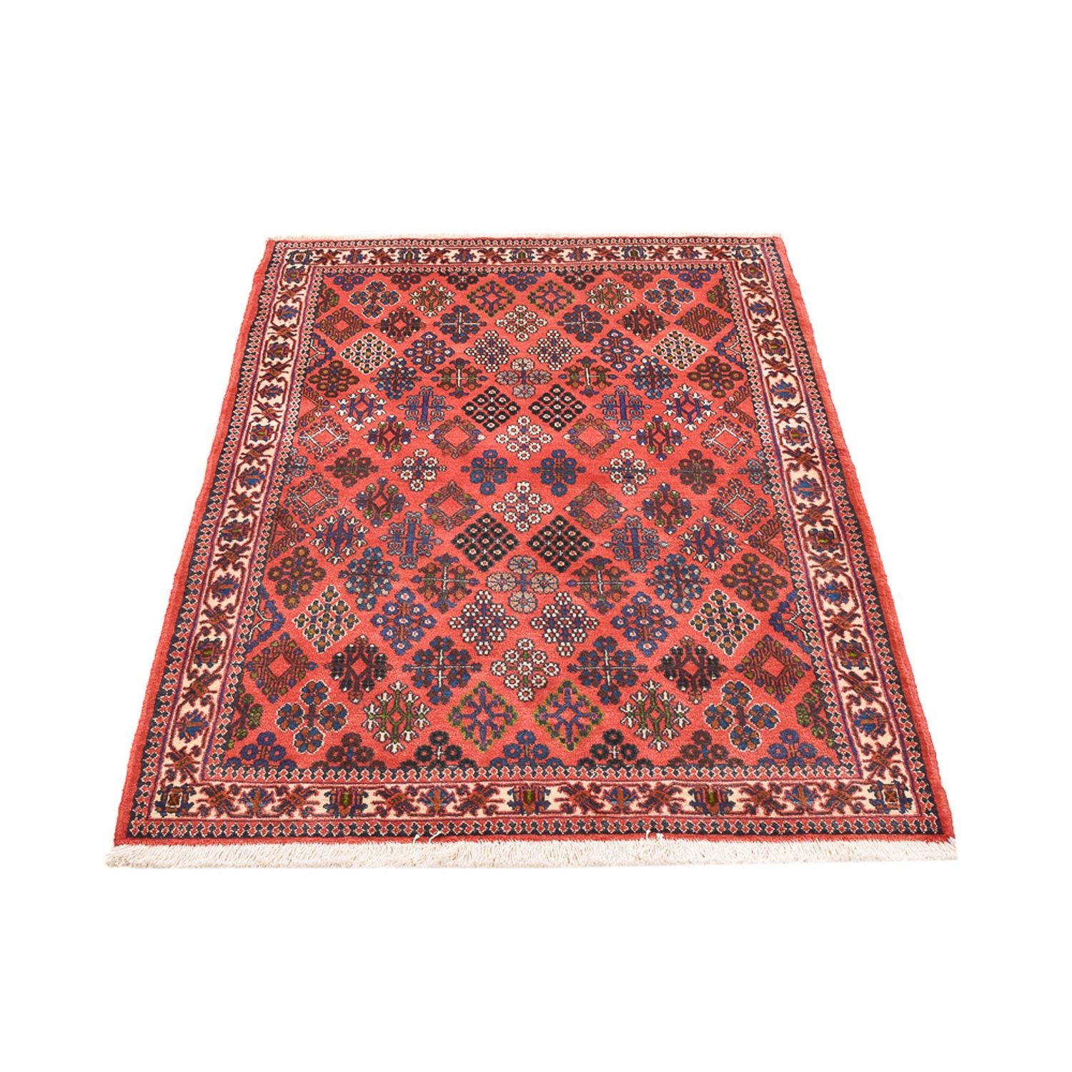 Gabbeh Teppich - Kaschkuli Perser - 155 x 114 cm - hellrot