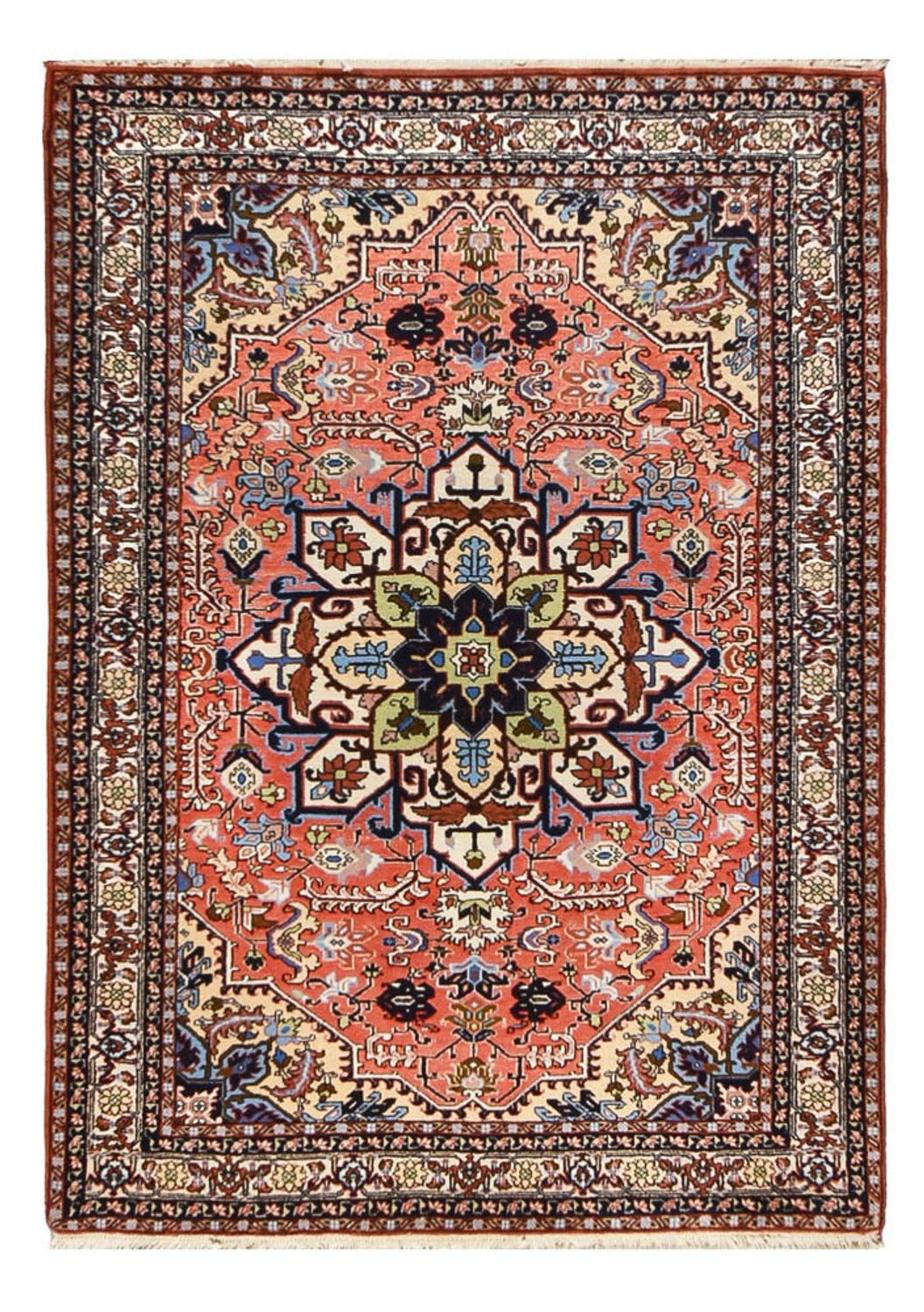 Perserteppich - Nomadic - 198 x 142 cm - lachs