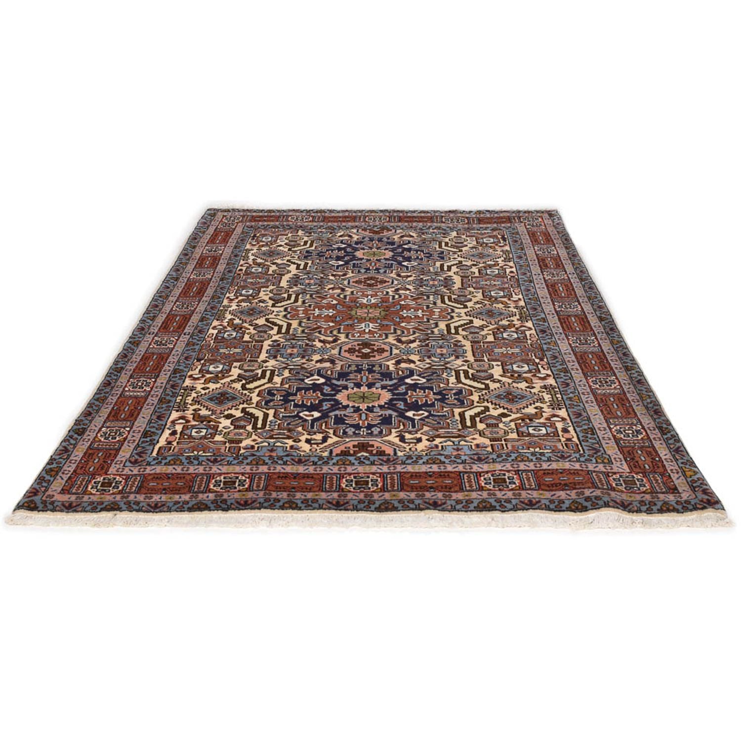 Perserteppich - Nomadic - 206 x 142 cm - mehrfarbig
