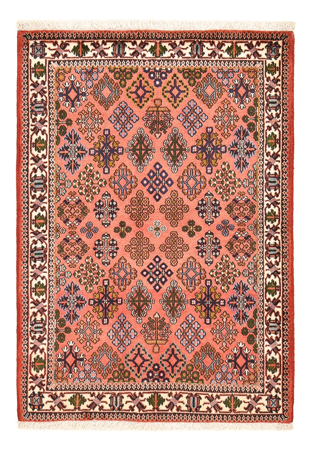 Perserteppich - Nomadic - 165 x 116 cm - hellrot
