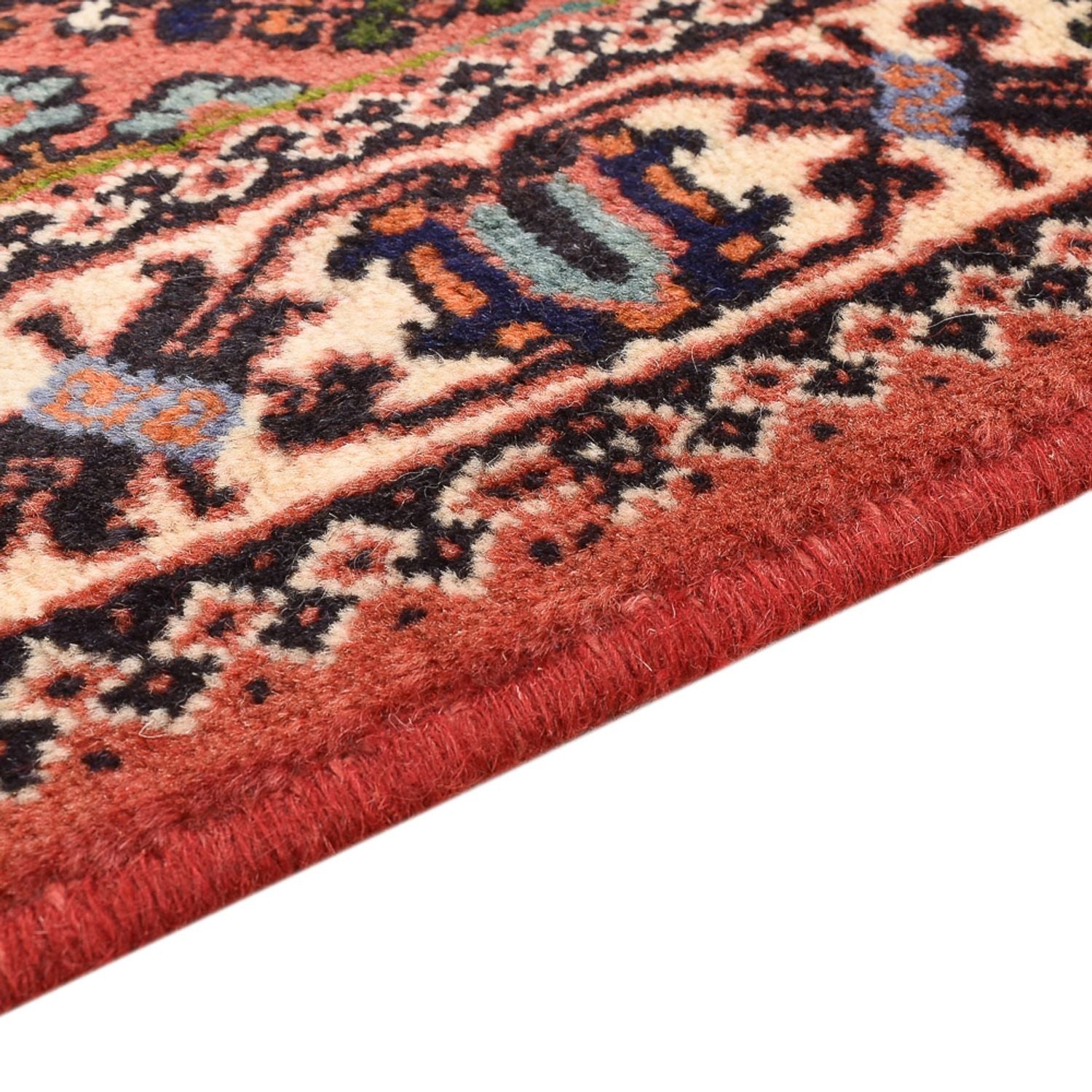 Perserteppich - Nomadic - 165 x 116 cm - hellrot
