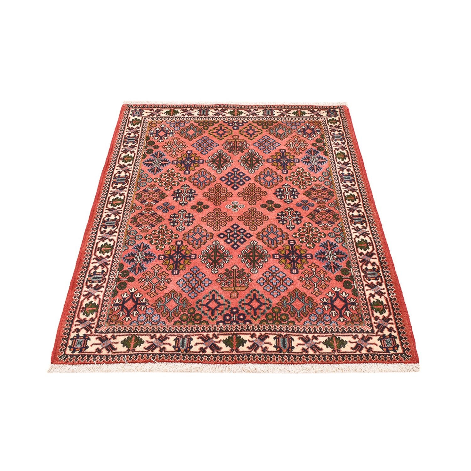 Perserteppich - Nomadic - 165 x 116 cm - hellrot