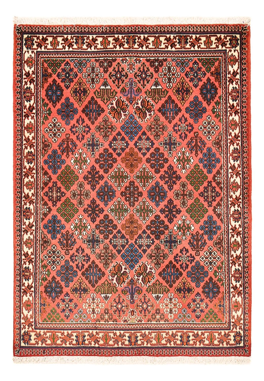 Perserteppich - Nomadic - 161 x 110 cm - hellrot