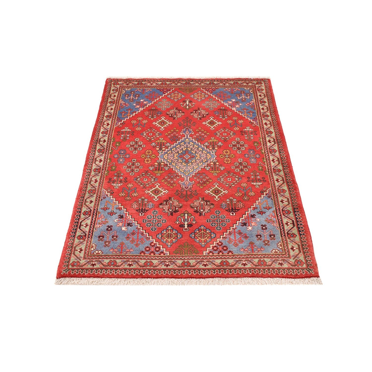 Perserteppich - Nomadic - 160 x 111 cm - rot