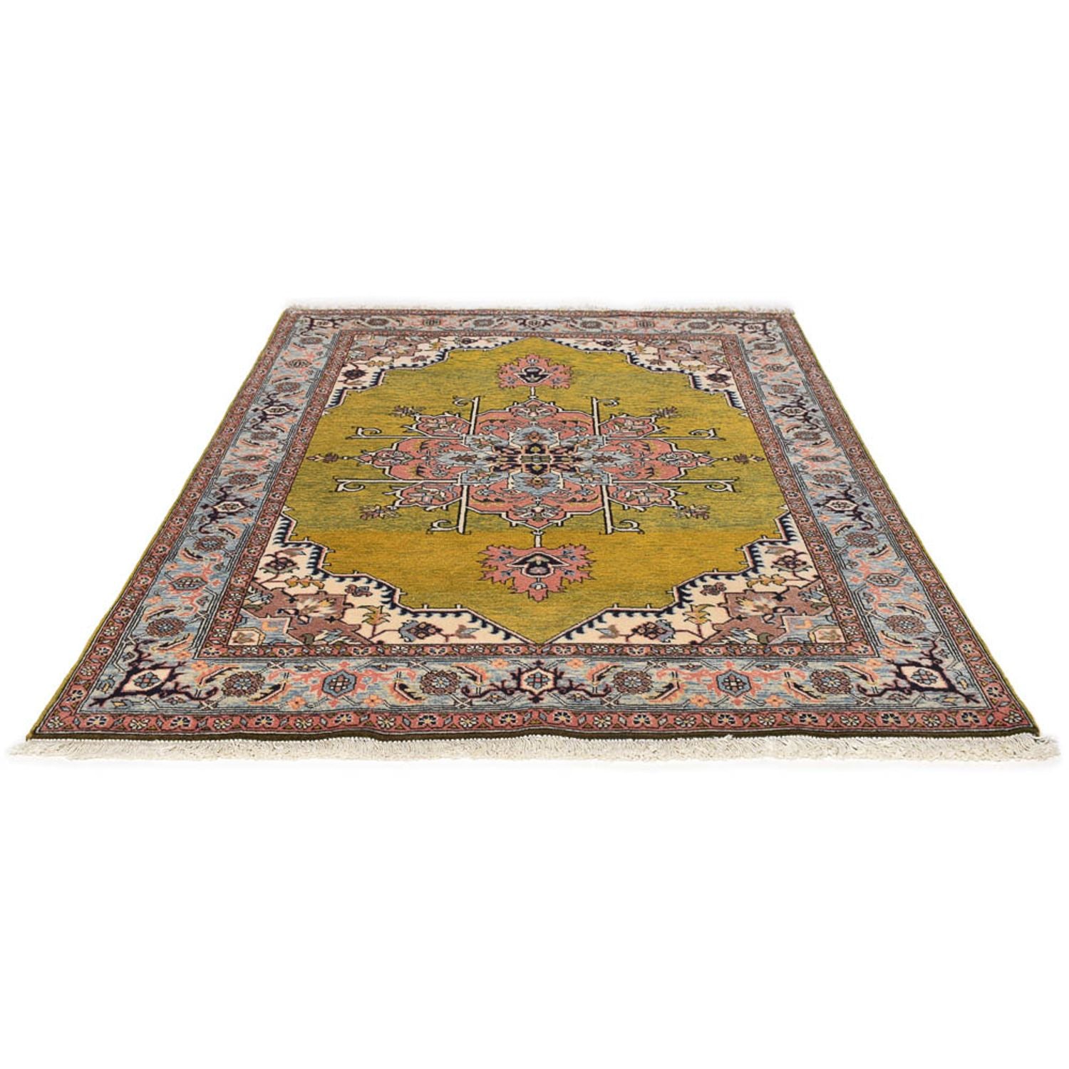 Perserteppich - Nomadic - 202 x 140 cm - mehrfarbig
