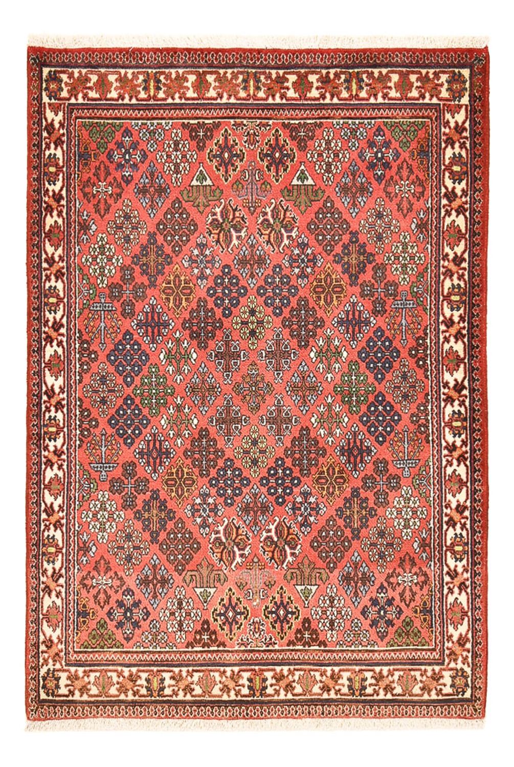 Perserteppich - Nomadic - 159 x 112 cm - hellrot