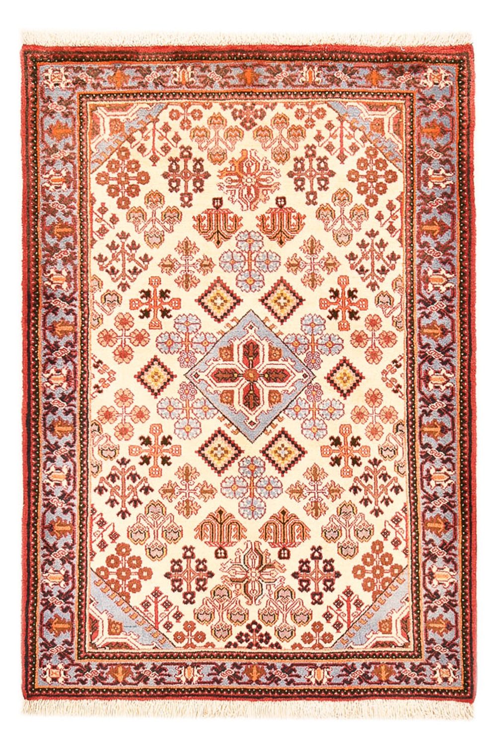 Perserteppich - Nomadic - 156 x 108 cm - hellrot