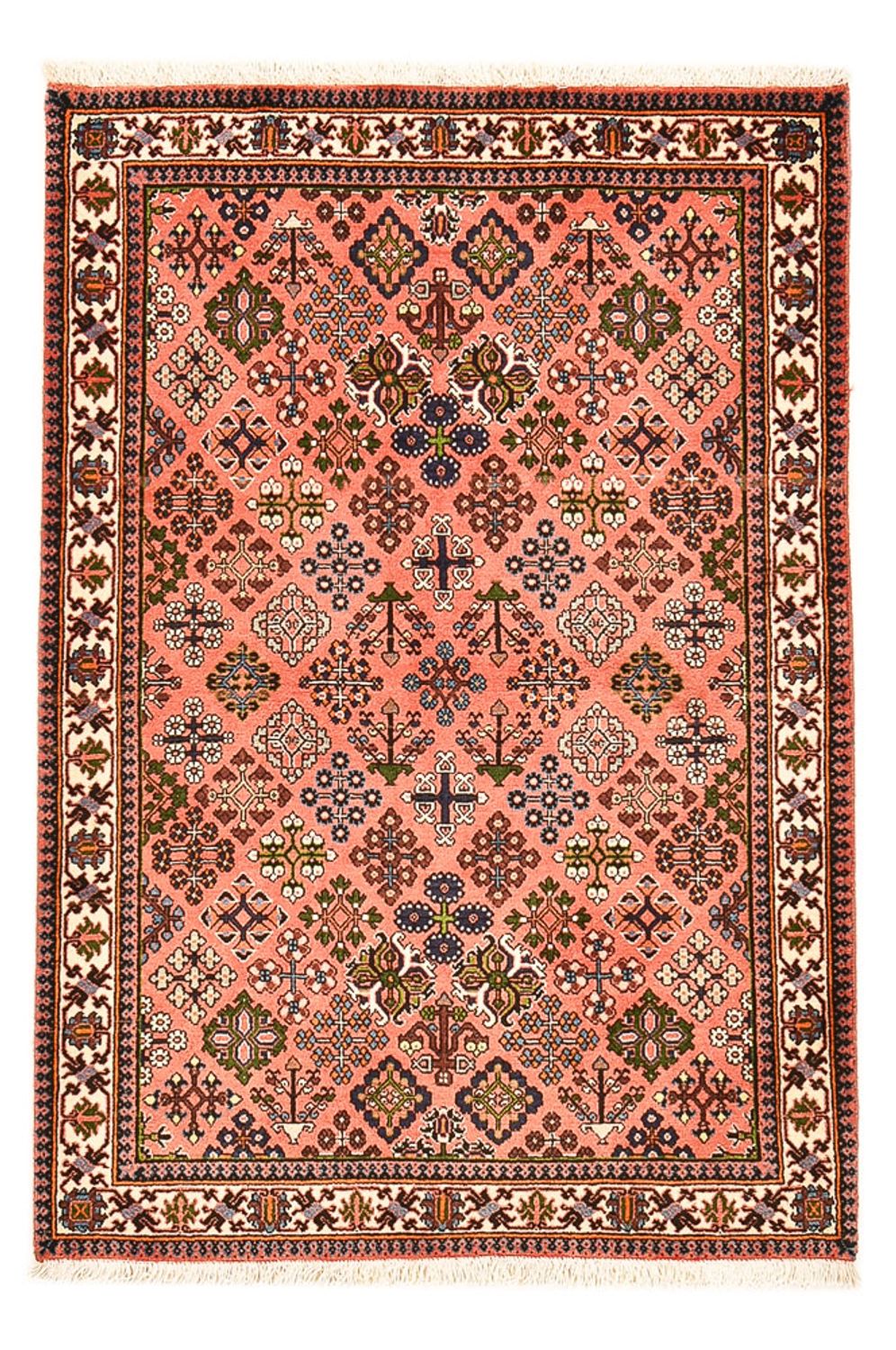 Perserteppich - Nomadic - 154 x 106 cm - hellrot
