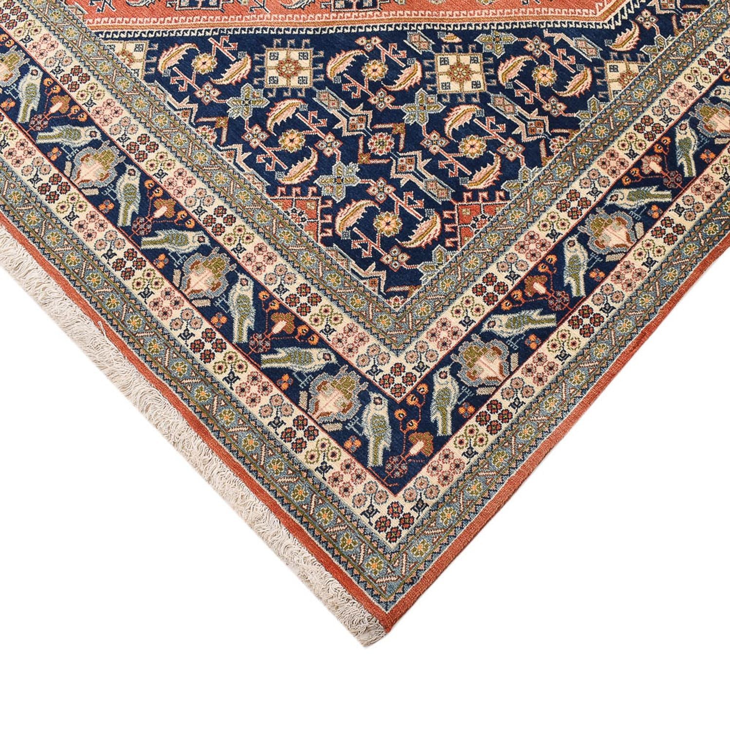 Gabbeh Teppich - Kaschkuli Perser - 306 x 203 cm - hellrot