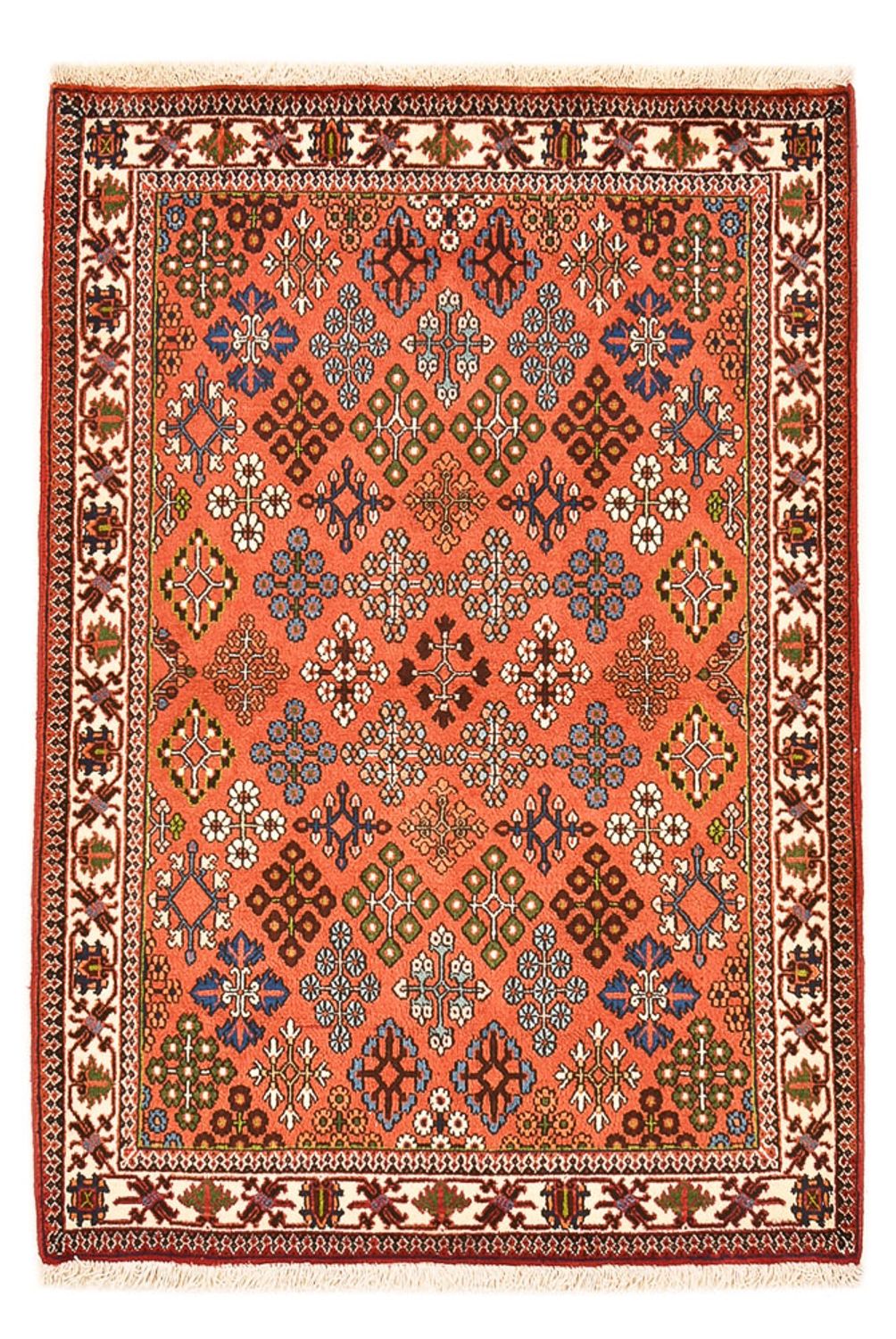 Perserteppich - Nomadic - 160 x 112 cm - hellrot