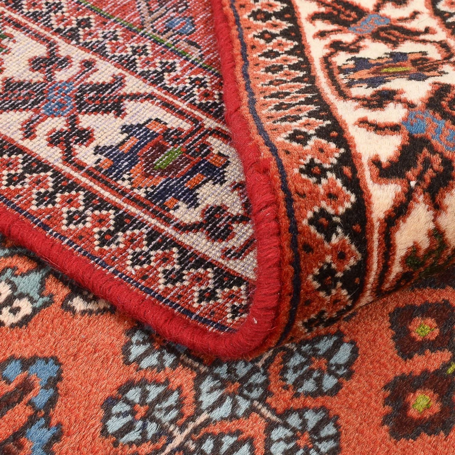 Perserteppich - Nomadic - 160 x 112 cm - hellrot