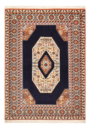 Perserteppich - Täbriz - Royal - 142 x 100 cm - dunkelblau