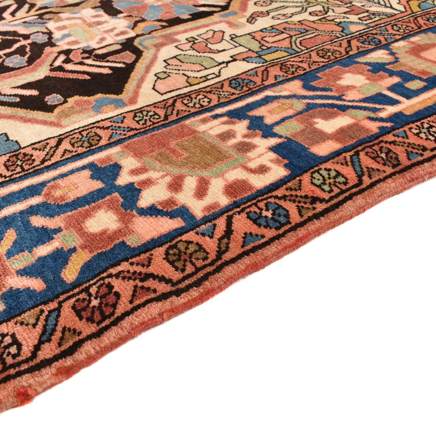 Perserteppich - Nomadic quadratisch  - 206 x 203 cm - mehrfarbig