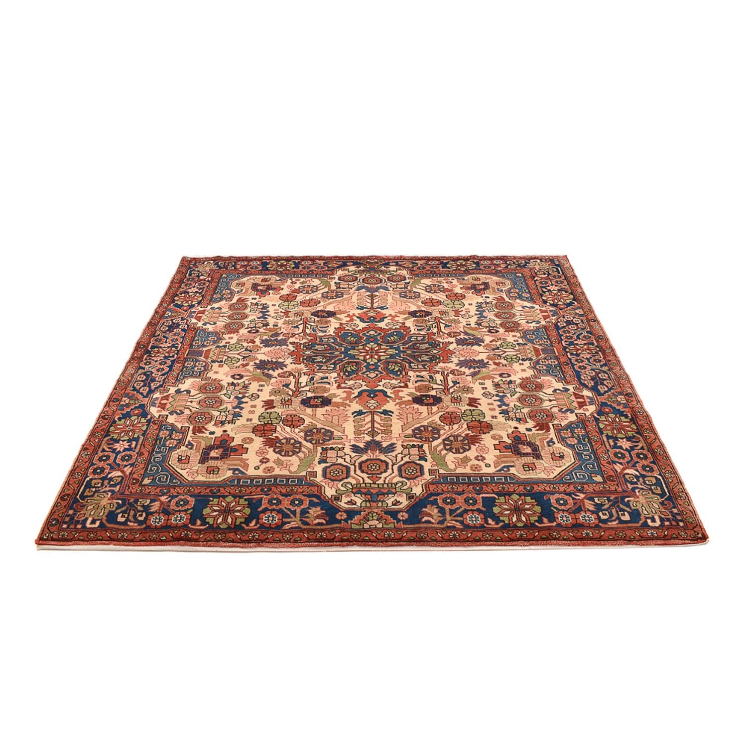 Perserteppich - Nomadic quadratisch  - 200 x 184 cm - mehrfarbig
