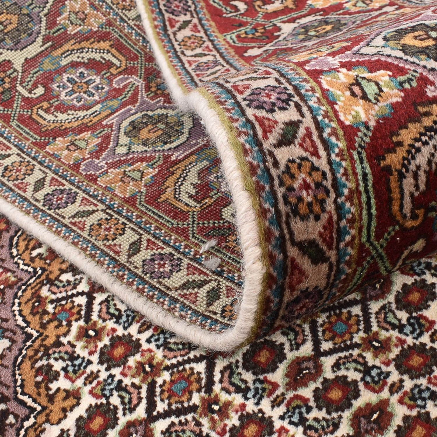 Perserteppich - Täbriz - Royal quadratisch  - 205 x 204 cm - hellbraun