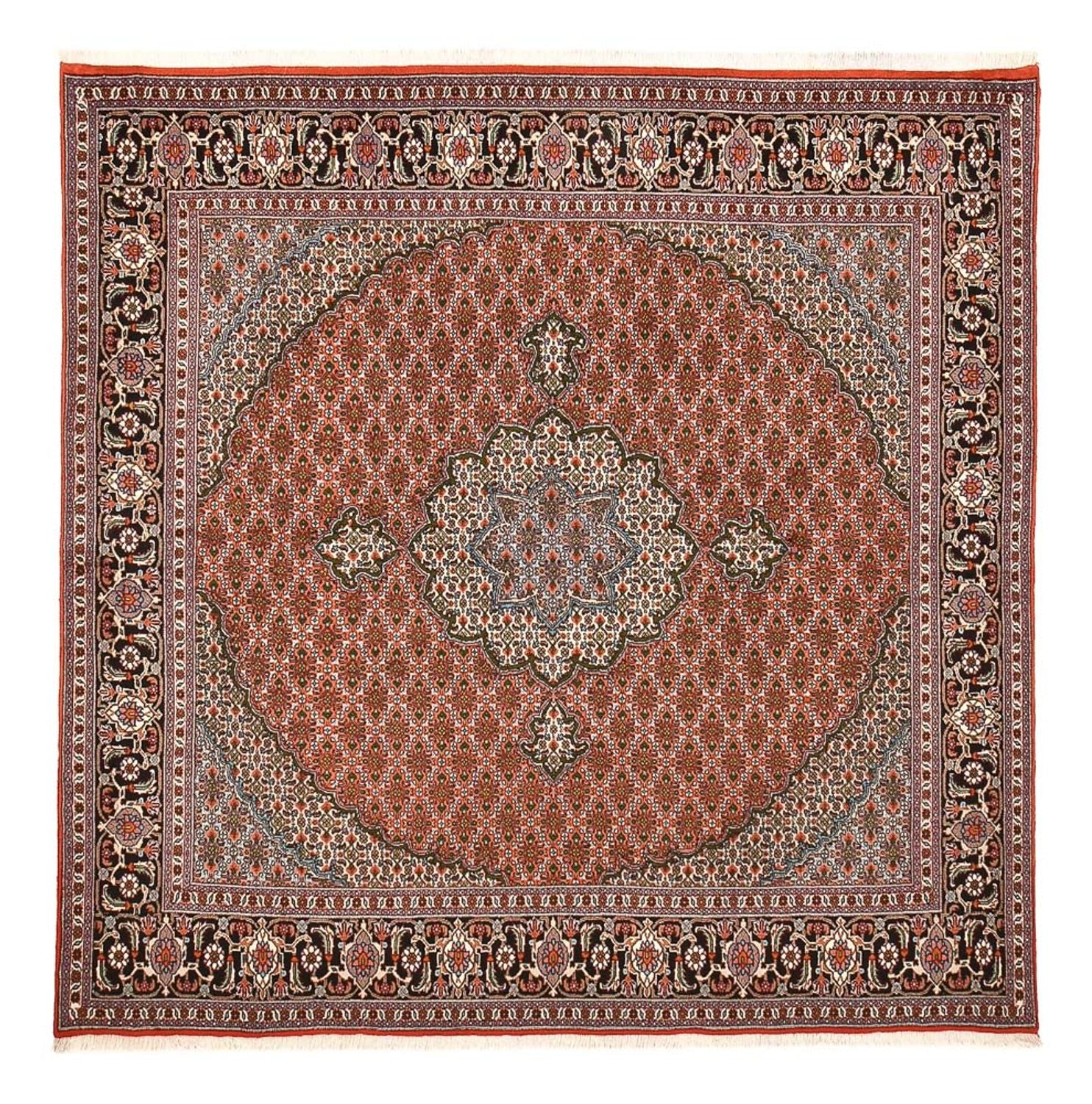 Perserteppich - Täbriz - Royal quadratisch  - 245 x 245 cm - rost