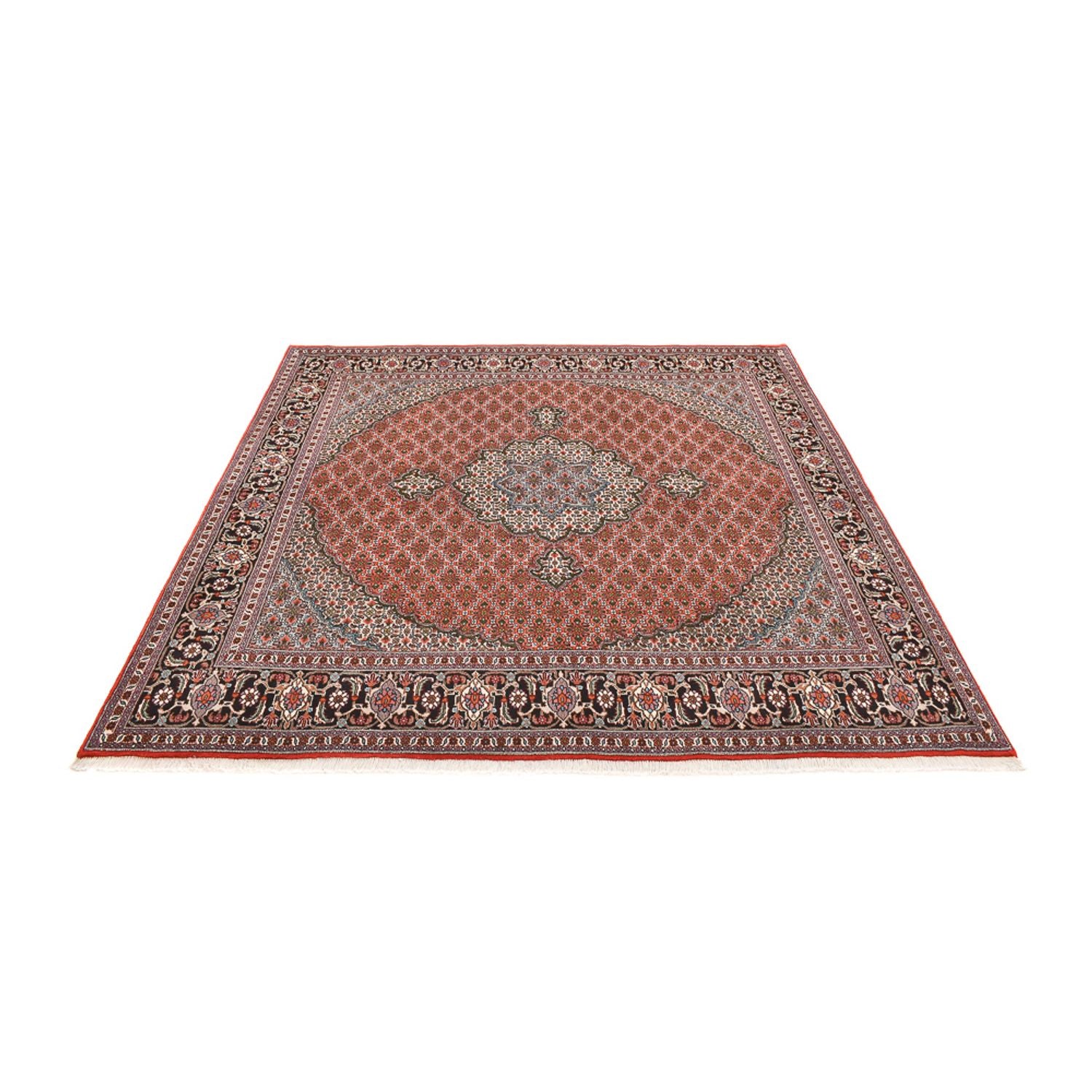 Perserteppich - Täbriz - Royal quadratisch  - 245 x 245 cm - rost