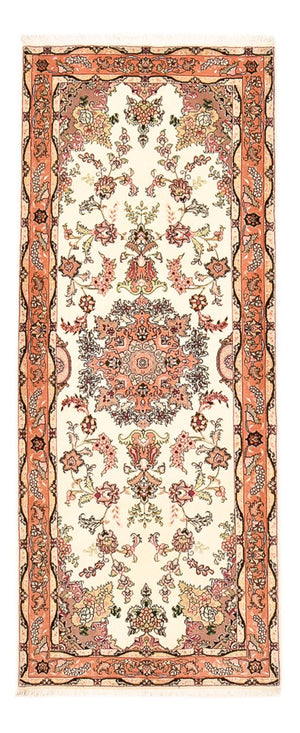 Läufer Perser - Täbriz - Royal - 204 x 81 cm - mehrfarbig