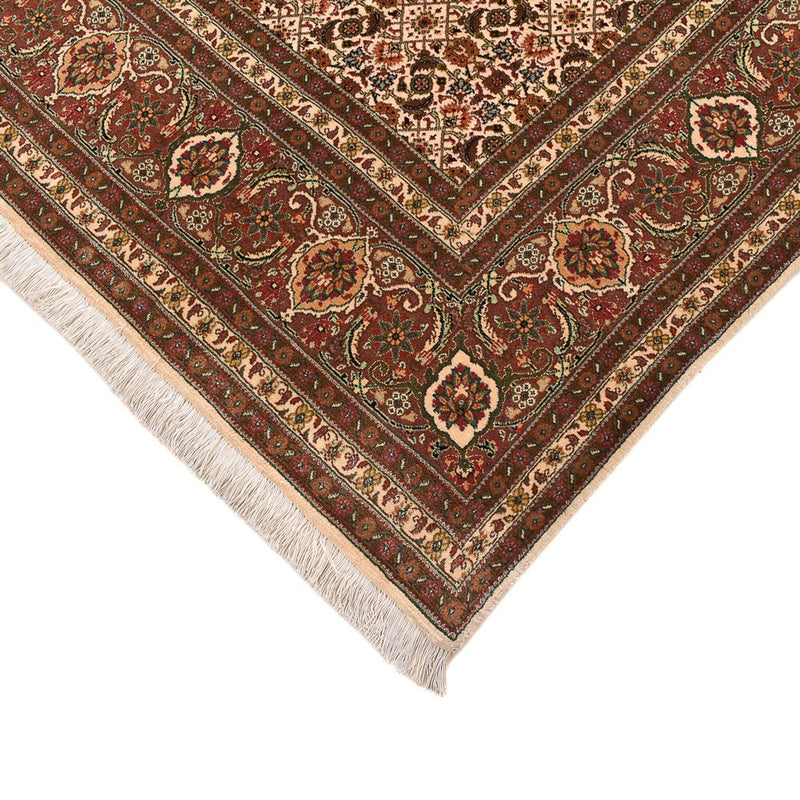 Perserteppich - Täbriz - Royal quadratisch  - 200 x 199 cm - dunkelbeige