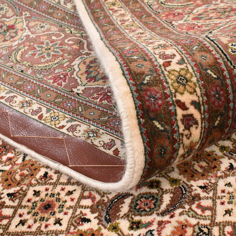 Perserteppich - Täbriz - Royal quadratisch  - 200 x 199 cm - dunkelbeige