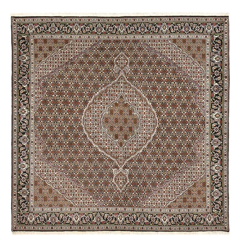 Perserteppich - Täbriz - Royal quadratisch  - 204 x 193 cm - braun