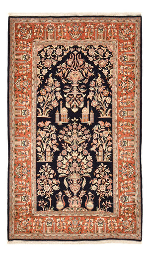 Perserteppich - Ghom - Royal - 270 x 157 cm - dunkelblau