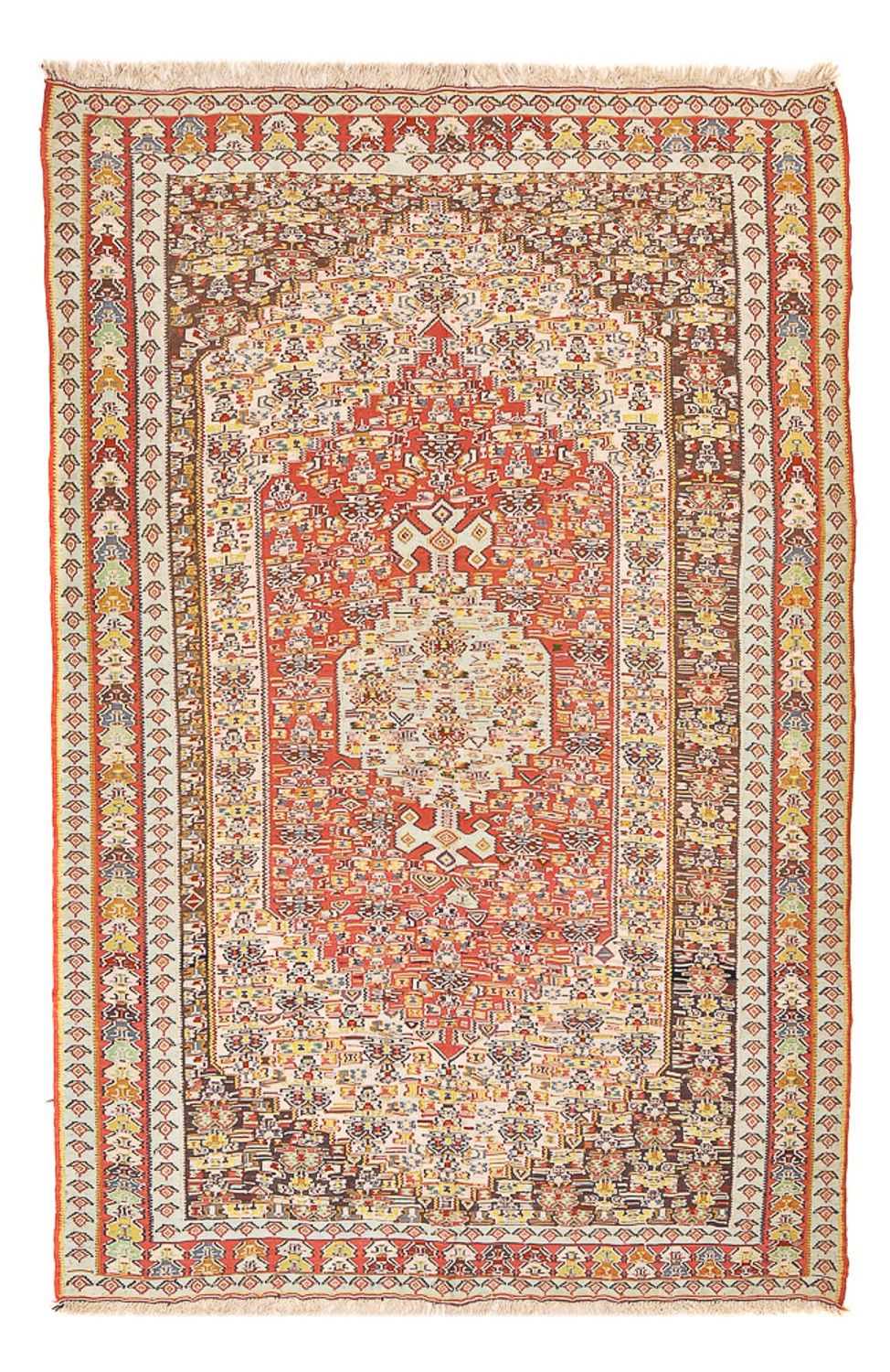 Kelim Teppich - Oriental - 260 x 164 cm - rot