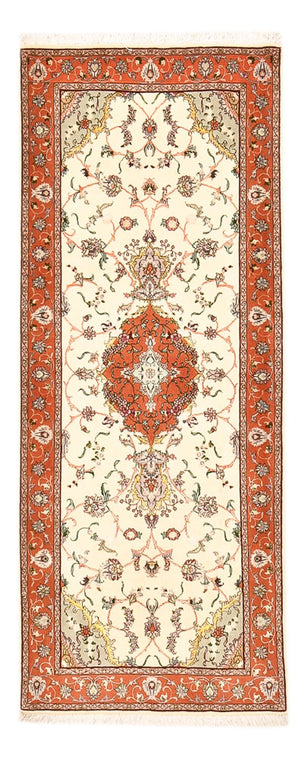 Läufer Perser - Täbriz - Royal - 206 x 80 cm - mehrfarbig