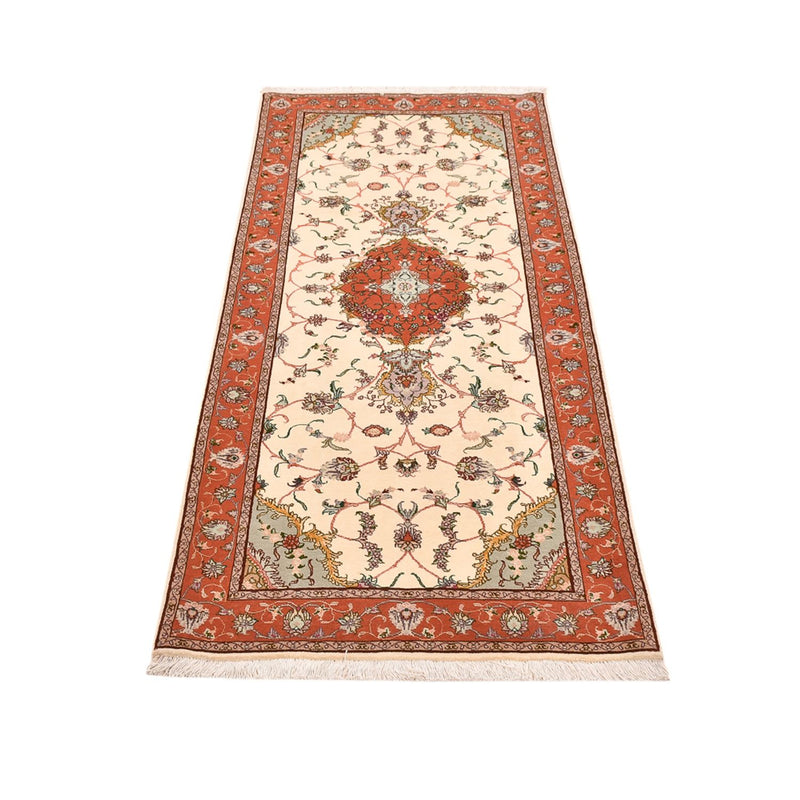 Läufer Perser - Täbriz - Royal - 206 x 80 cm - mehrfarbig