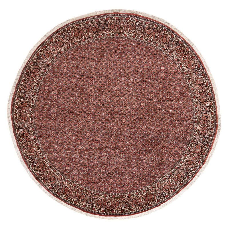 Perserteppich - Bidjar rund  - 255 x 255 cm - rost