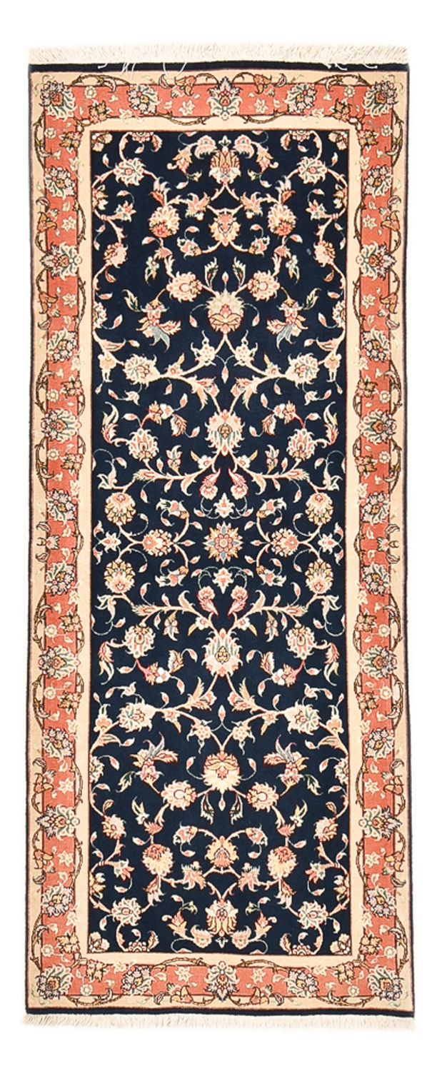 Läufer Perser - Täbriz - Royal - 191 x 78 cm - dunkelblau