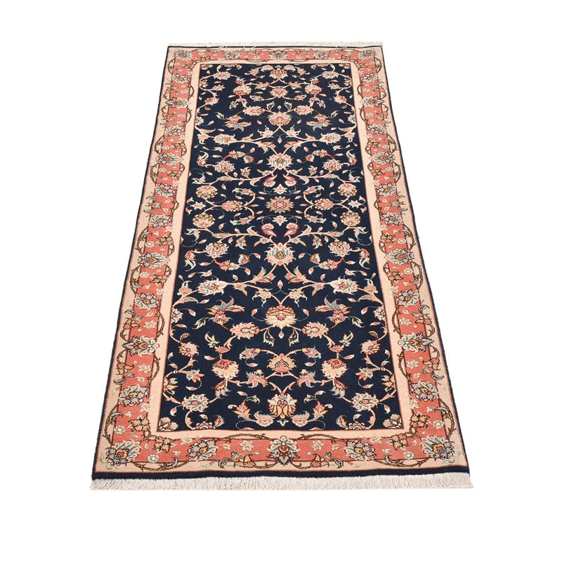 Läufer Perser - Täbriz - Royal - 191 x 78 cm - dunkelblau