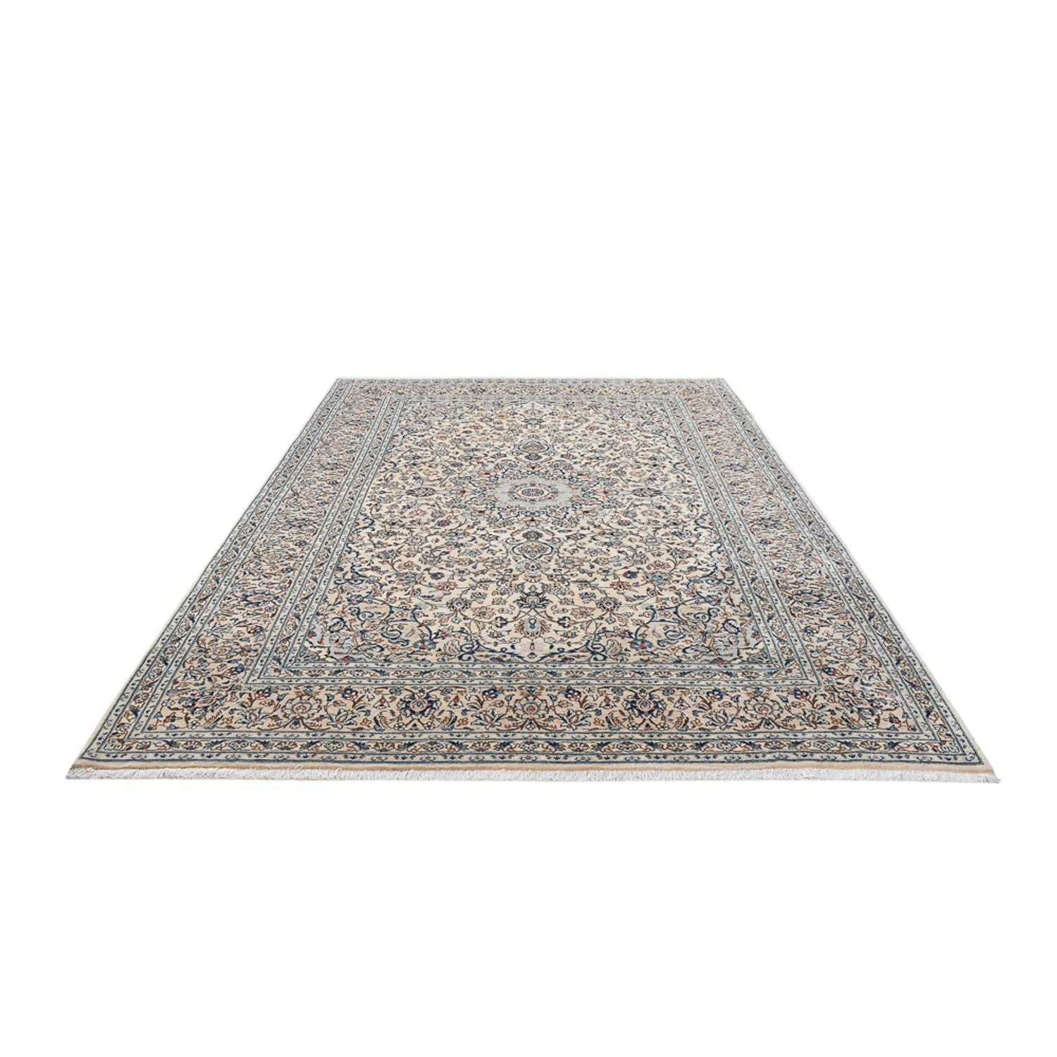 Perserteppich - Keshan - Royal - 358 x 250 cm - grau