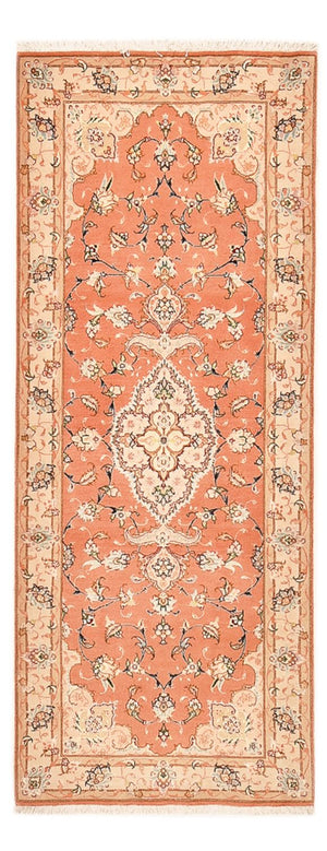 Läufer Perser - Täbriz - Royal - 203 x 80 cm - hellrot