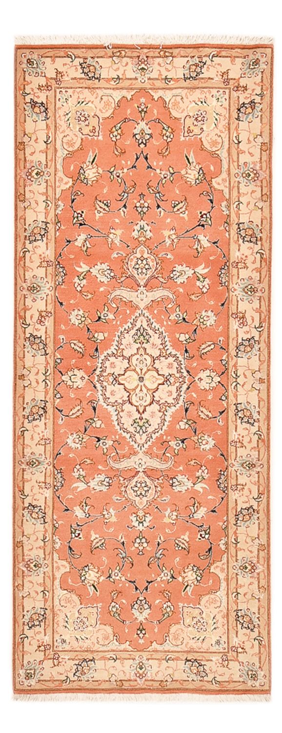Läufer Perser - Täbriz - Royal - 203 x 80 cm - hellrot
