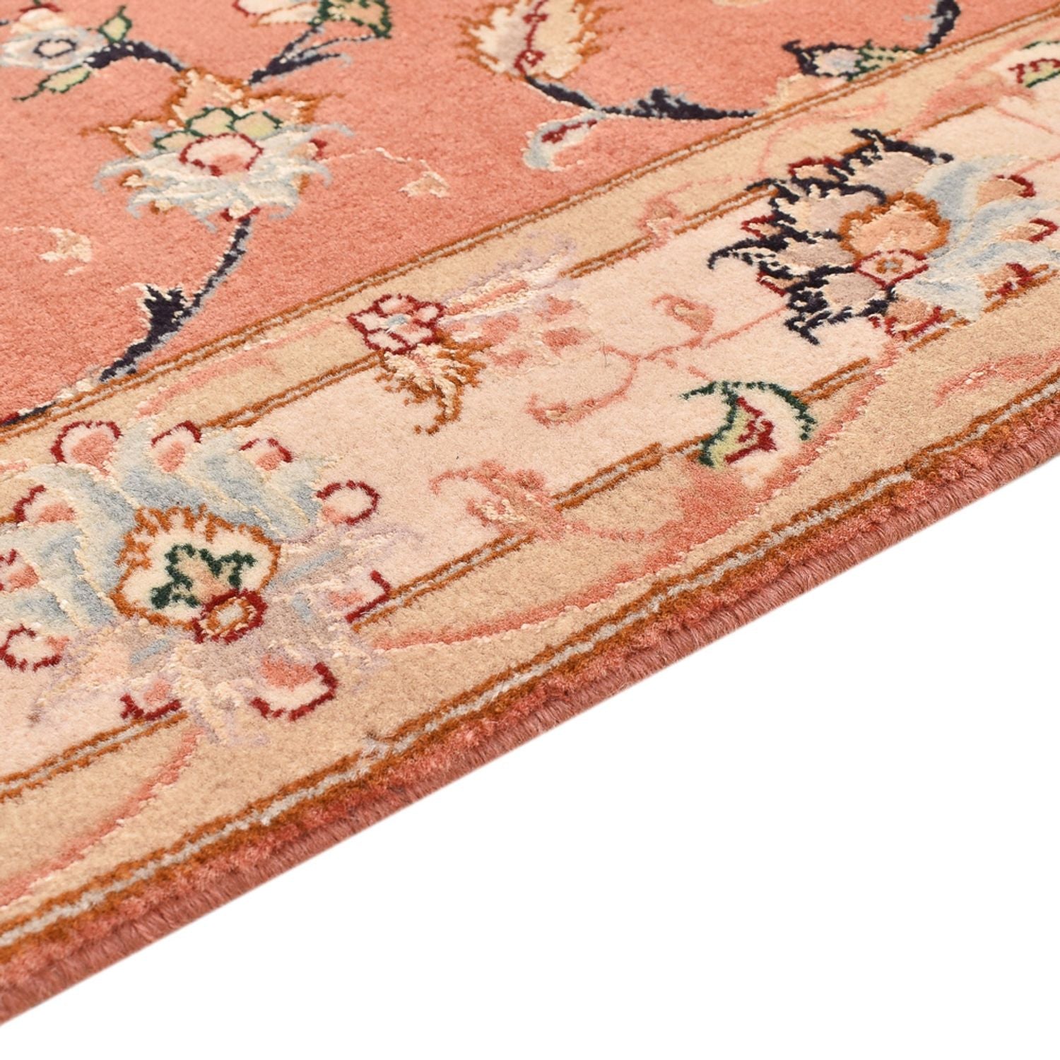 Läufer Perser - Täbriz - Royal - 203 x 80 cm - hellrot