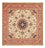 Perserteppich - Täbriz - Royal - 276 x 254 cm - sand