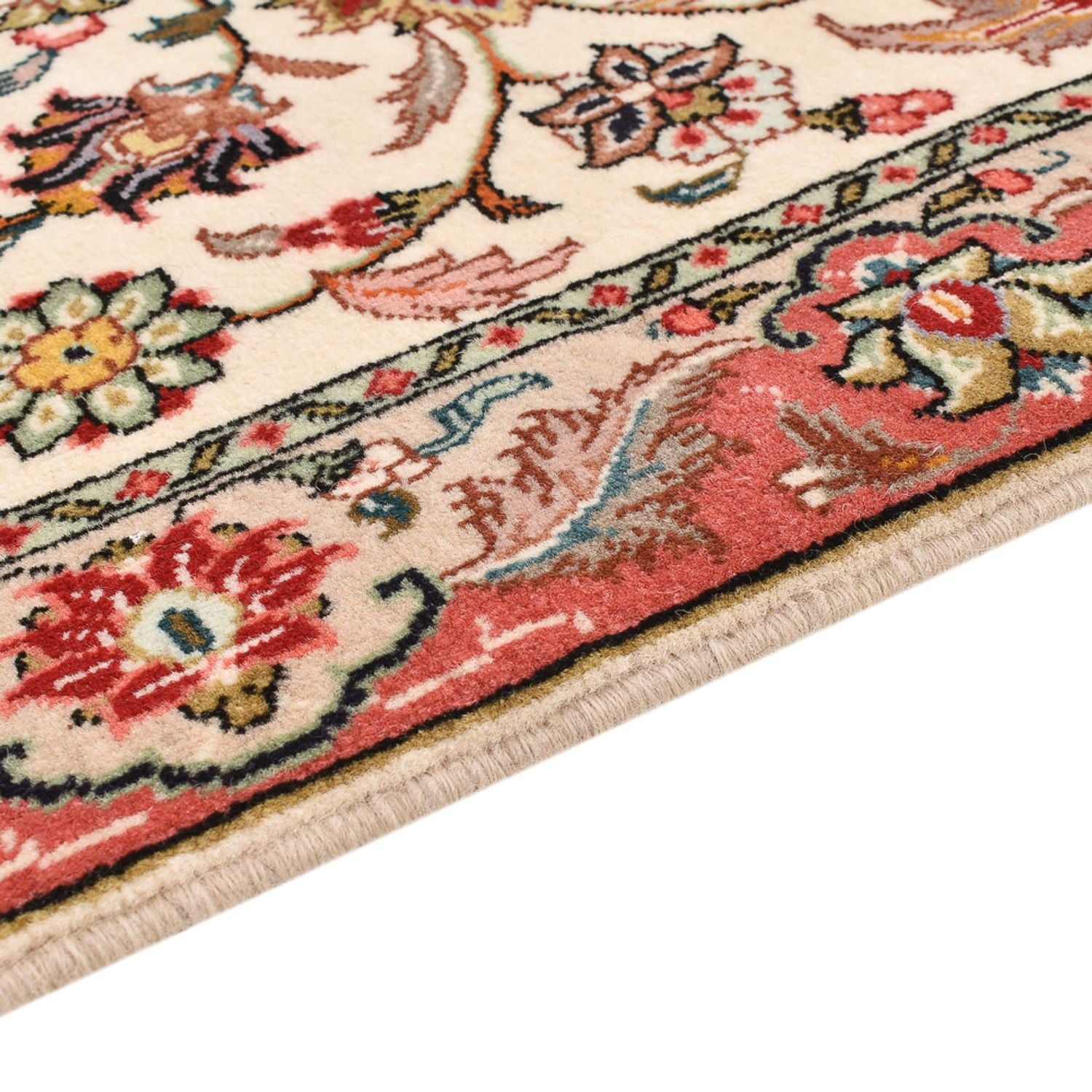 Läufer Perser - Täbriz - Royal - 202 x 69 cm - creme