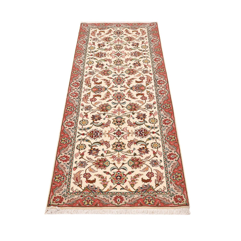 Läufer Perser - Täbriz - Royal - 202 x 69 cm - creme