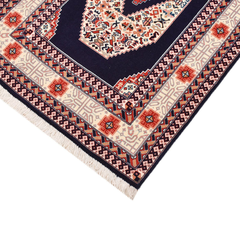Läufer Perser - Täbriz - Premium - 186 x 72 cm - dunkelblau