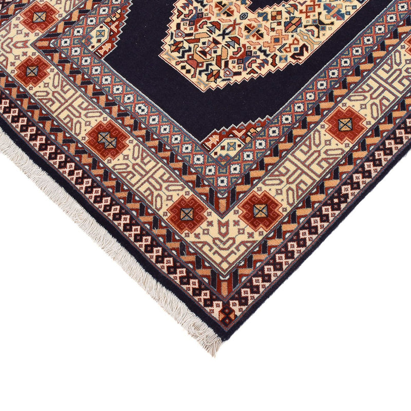 Läufer Perser - Täbriz - Premium - 300 x 73 cm - dunkelblau