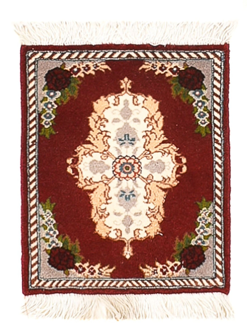 Perserteppich - Täbriz - Premium - 40 x 30 cm - dunkelrot