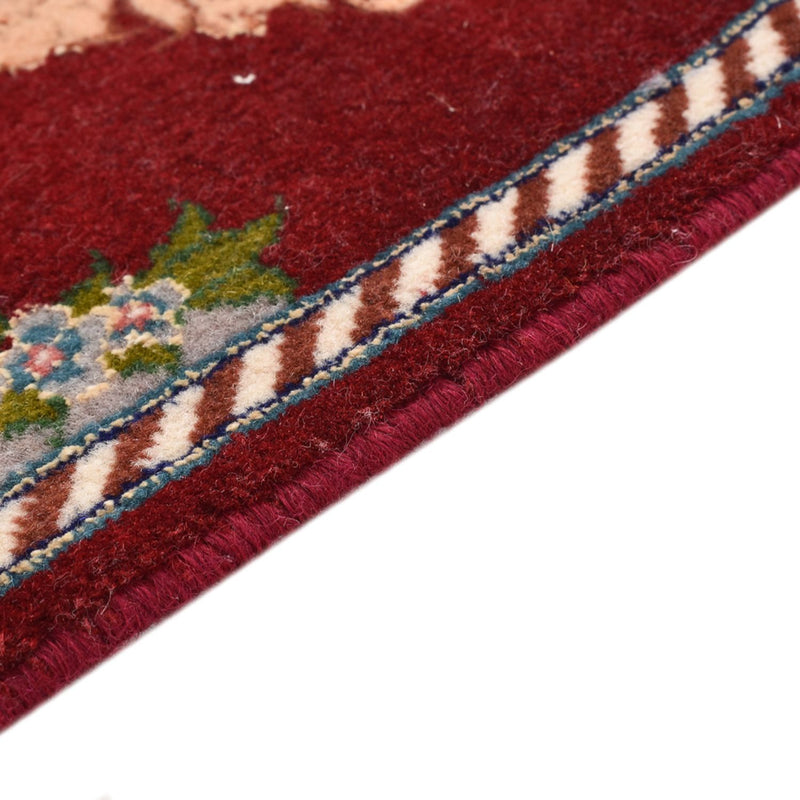 Perserteppich - Täbriz - Premium - 40 x 30 cm - dunkelrot