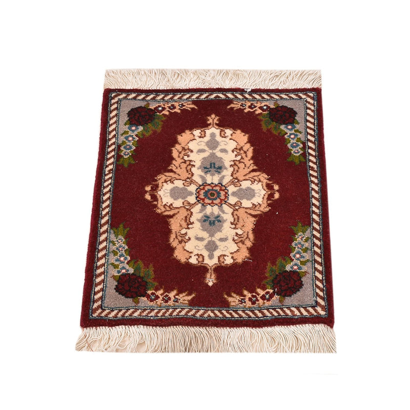Perserteppich - Täbriz - Premium - 40 x 30 cm - dunkelrot
