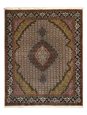 Perserteppich - Täbriz - Royal - 196 x 155 cm - mehrfarbig