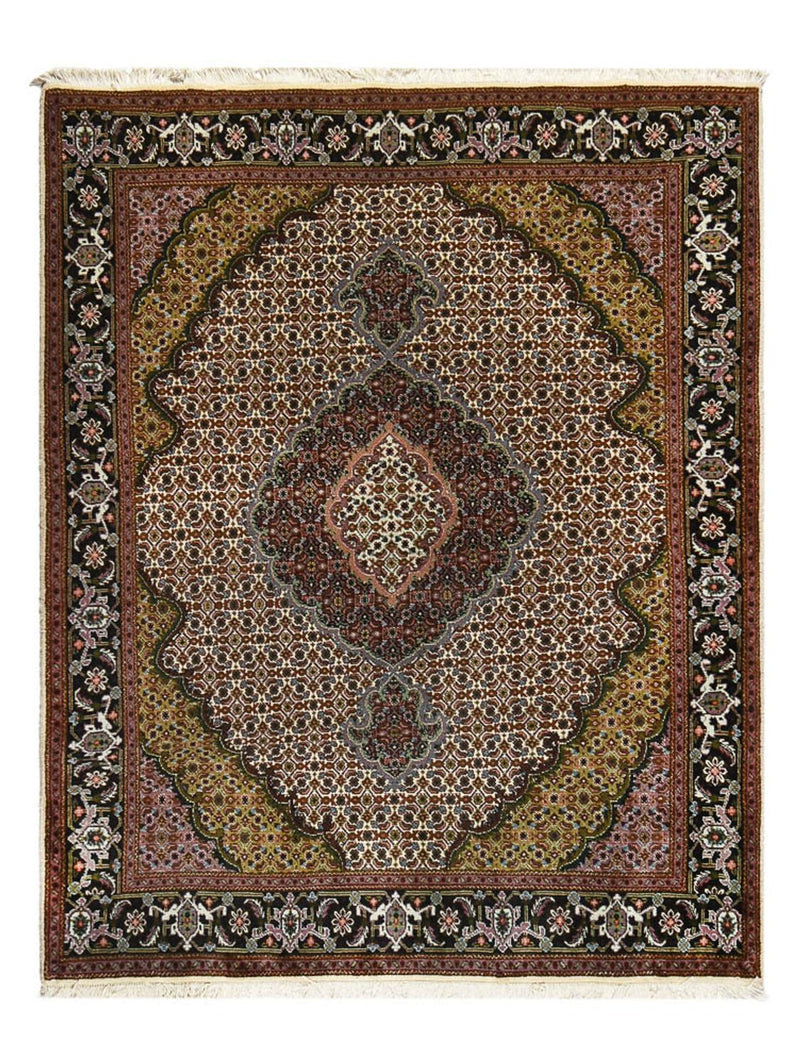 Perserteppich - Täbriz - Royal - 196 x 155 cm - mehrfarbig