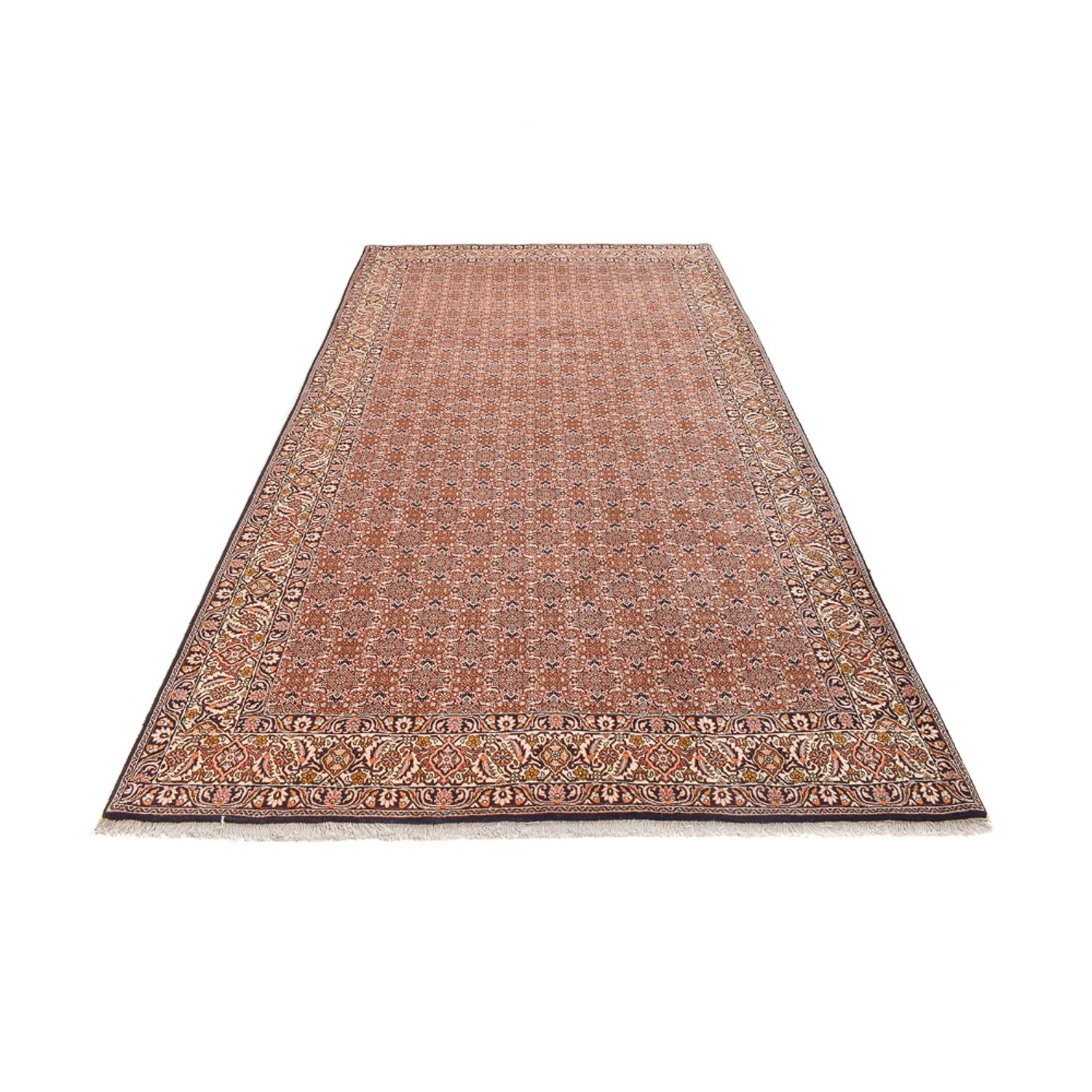 Läufer Perser - Bidjar - 400 x 202 cm - hellbraun