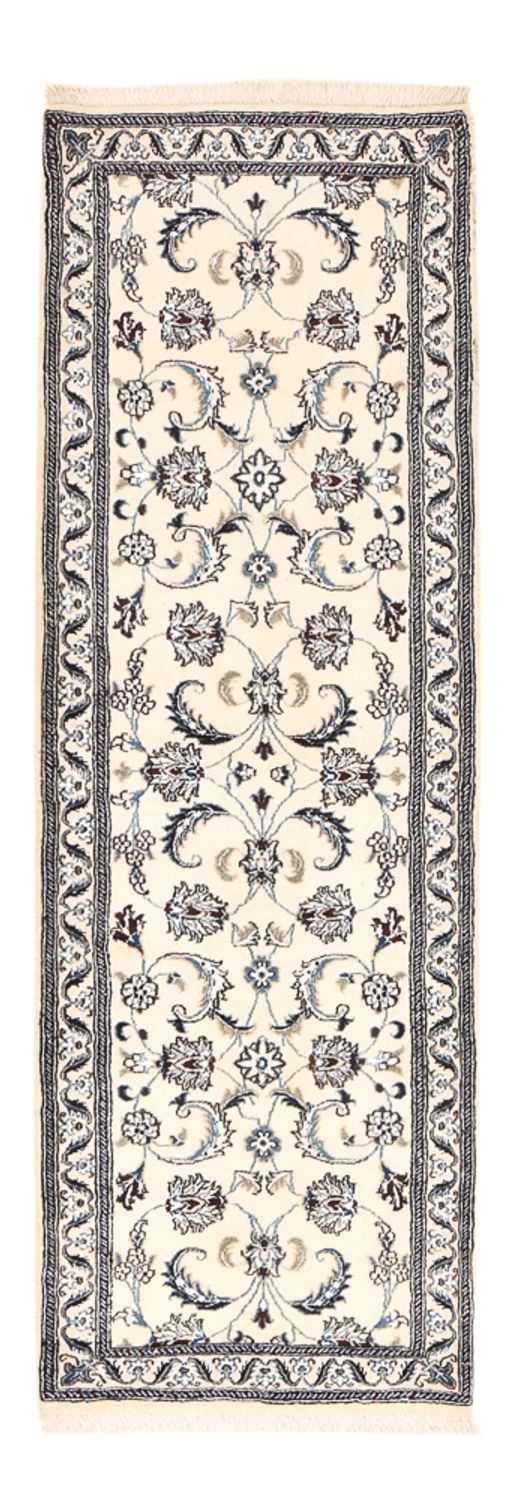 Läufer Perser - Nain - Royal - 202 x 63 cm - creme