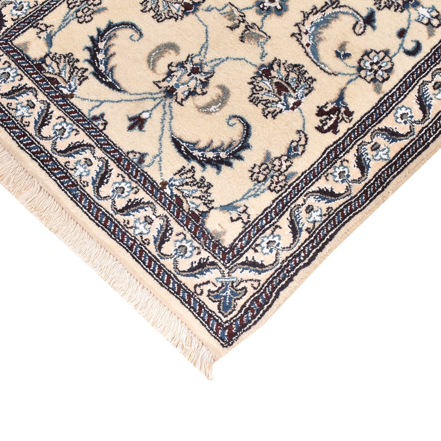 Läufer Perser - Nain - Royal - 202 x 63 cm - creme